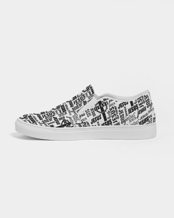 All About Jesus Men's Slip-On Canvas Shoe