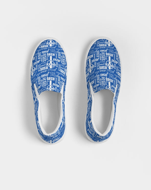 All About Jesus Men's Slip-On Canvas Shoe