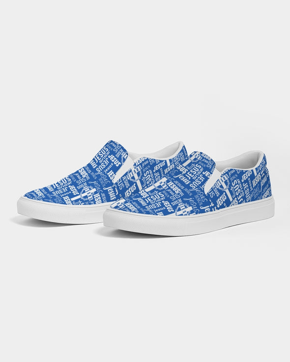 All About Jesus Men's Slip-On Canvas Shoe