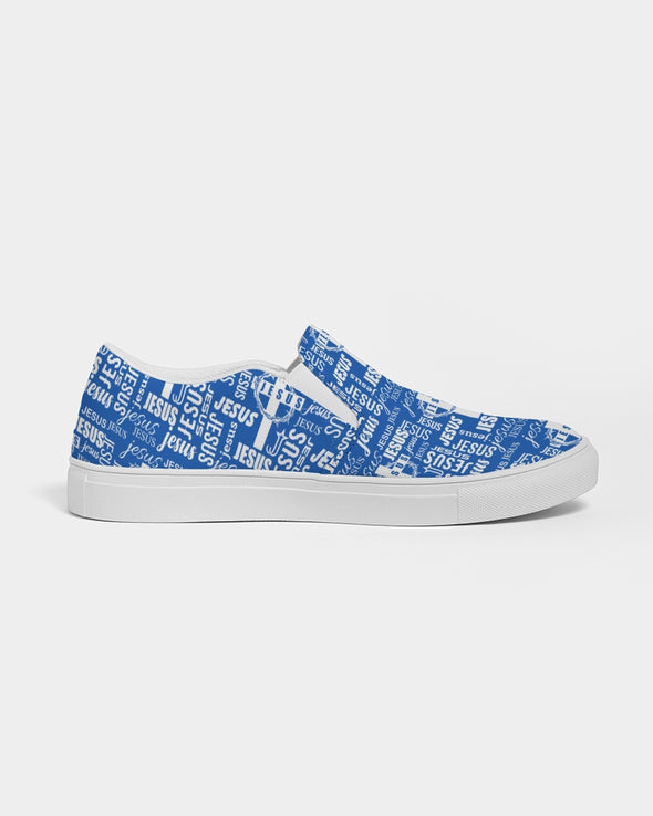 All About Jesus Men's Slip-On Canvas Shoe