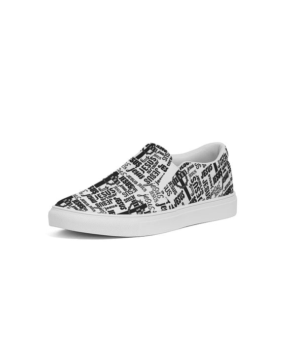 All About Jesus Men's Slip-On Canvas Shoe