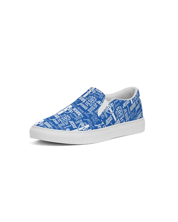 All About Jesus Men's Slip-On Canvas Shoe